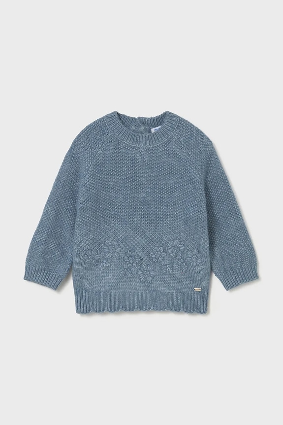 Mayoral sweter niemowlęcy średniej grubości niebieski 2352.4B.Baby.9BYA