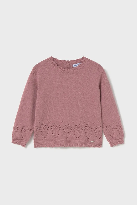 Mayoral pulover copii 2353.4E.Baby.9BYA roz AW25