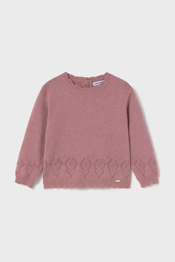Mayoral pulover copii 2353.4E.Baby.9BYA roz AW25