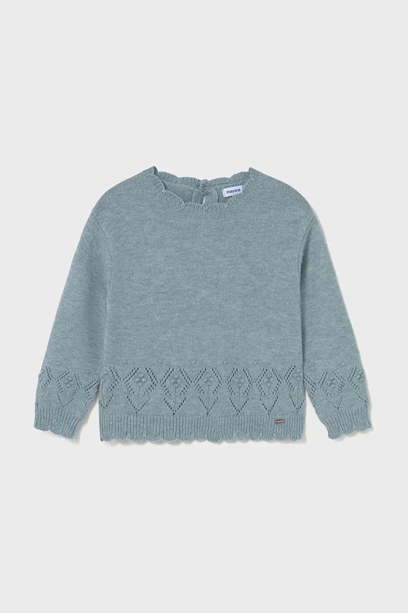 Mayoral sweter dziecięcy 2353.4E.Baby.9BYA niebieski AW25