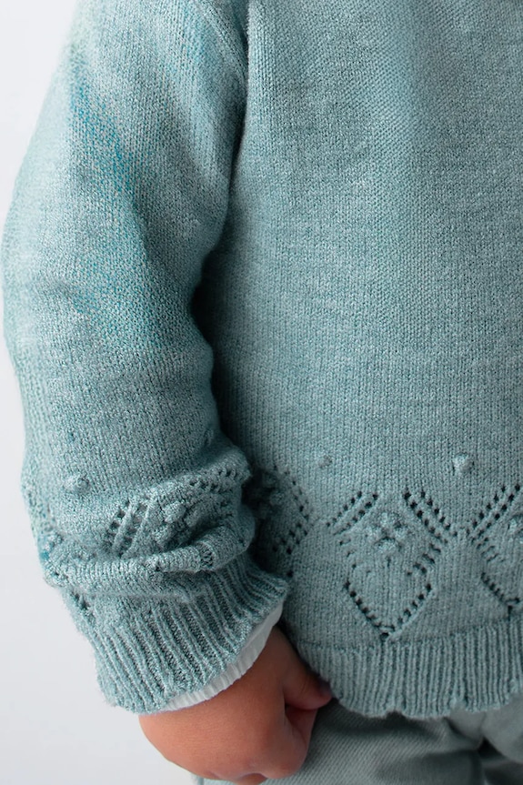 Mayoral sweter dziecięcy 2353.4E.Baby.9BYA niebieski