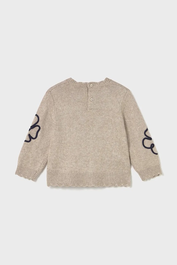 Dziewczynka Mayoral sweter niemowlęcy 2355.4G.Baby.9BYA beżowy