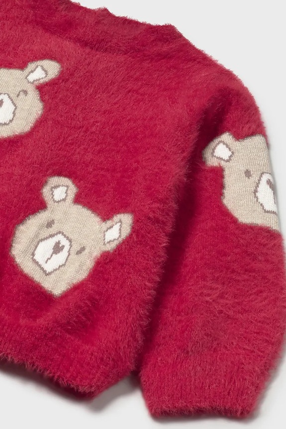 Κοριτσίστικα Παιδικό πουλόβερ Mayoral 2356.4H.Baby.9BYA κόκκινο