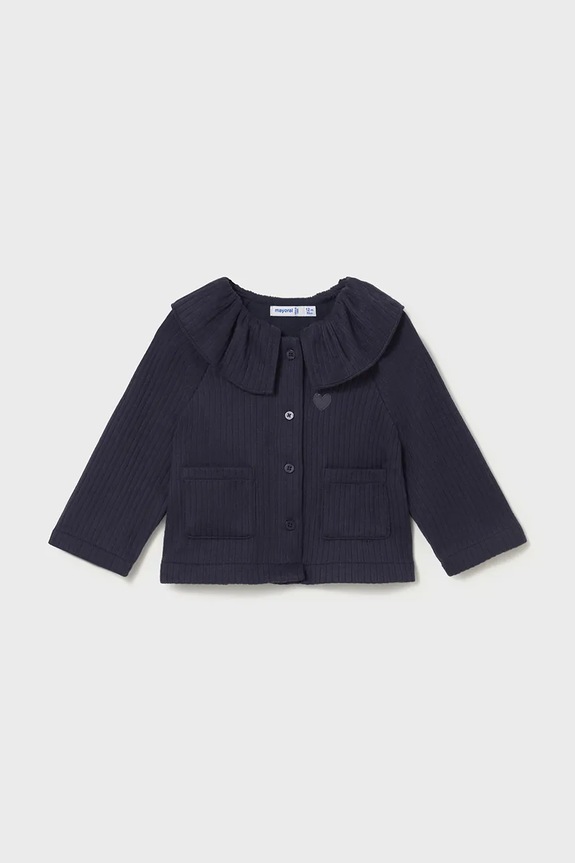 Mayoral cardigan per bambini a maglia fine blu 2431.4K.Baby.9BYA