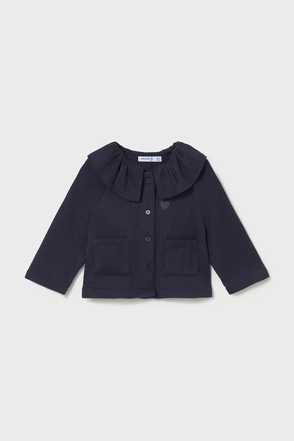 Mayoral cardigan per bambini a maglia fine blu 2431.4K.Baby.9BYA