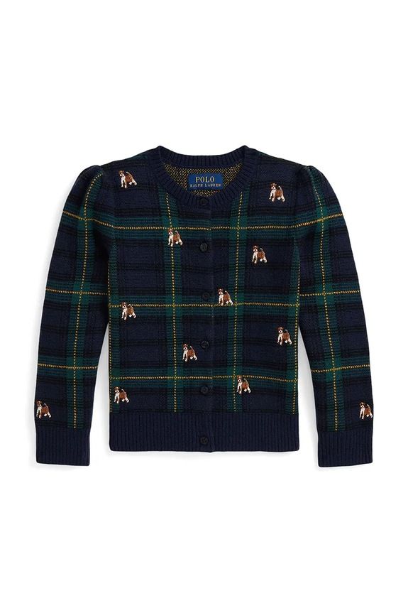 Detský vlnený sveter Polo Ralph Lauren 312978877001 tmavomodrá AW25