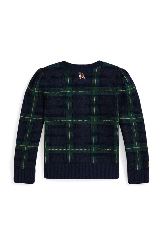Dievča Detský vlnený sveter Polo Ralph Lauren 312978877001 tmavomodrá