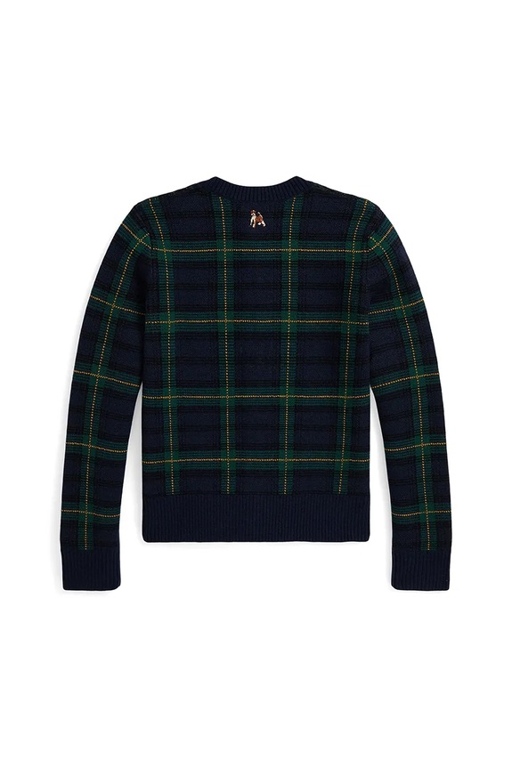 Dievča Detský vlnený sveter Polo Ralph Lauren 313978877001 tmavomodrá