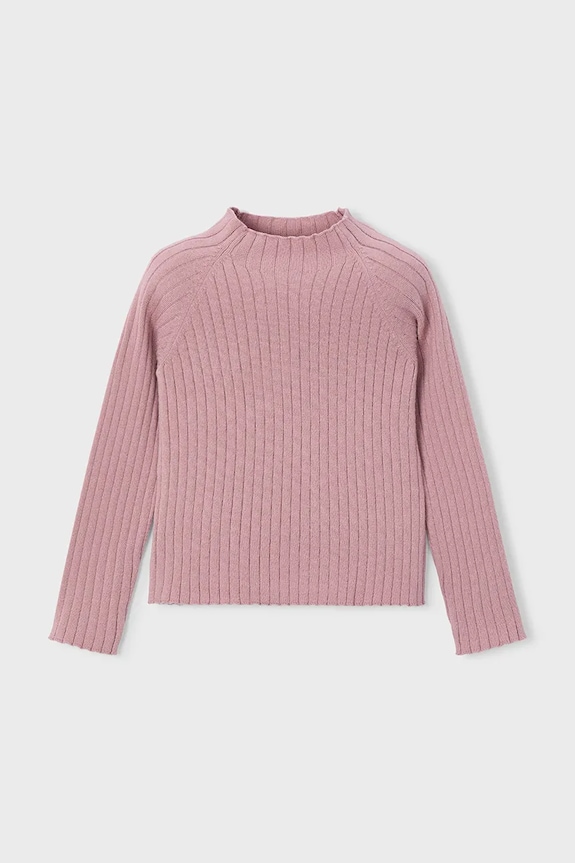 Mayoral sweter dziecięcy 4001.6C.Mini.9BYA różowy AW25