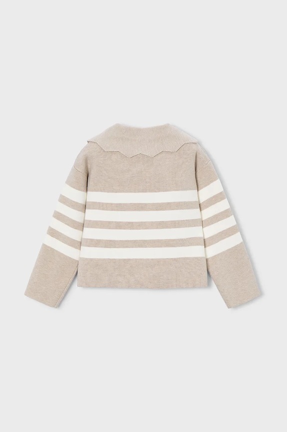 Mayoral sweter dziecięcy 4301.6A.Mini.9BYA beżowy AW25