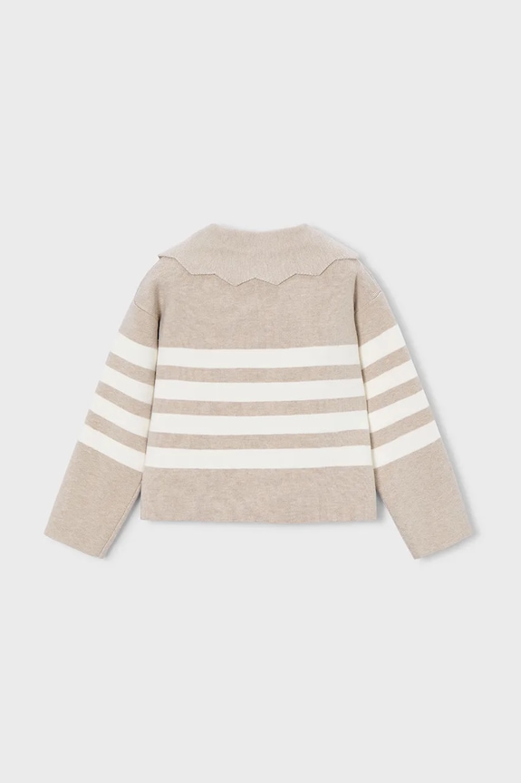 Mayoral sweter dziecięcy 4301.6A.Mini.9BYA beżowy AW25