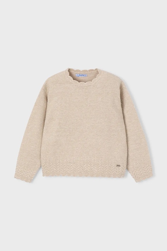 Mayoral sweter dziecięcy pozostałe beżowy 4302.6C.Mini.9BYA