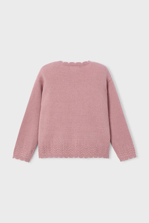 Mayoral pulover copii 4302.6C.Mini.9BYA roz AW25