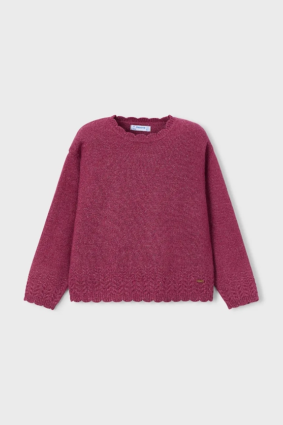 Mayoral sweter dziecięcy pozostałe bordowy 4302.6C.Mini.9BYA