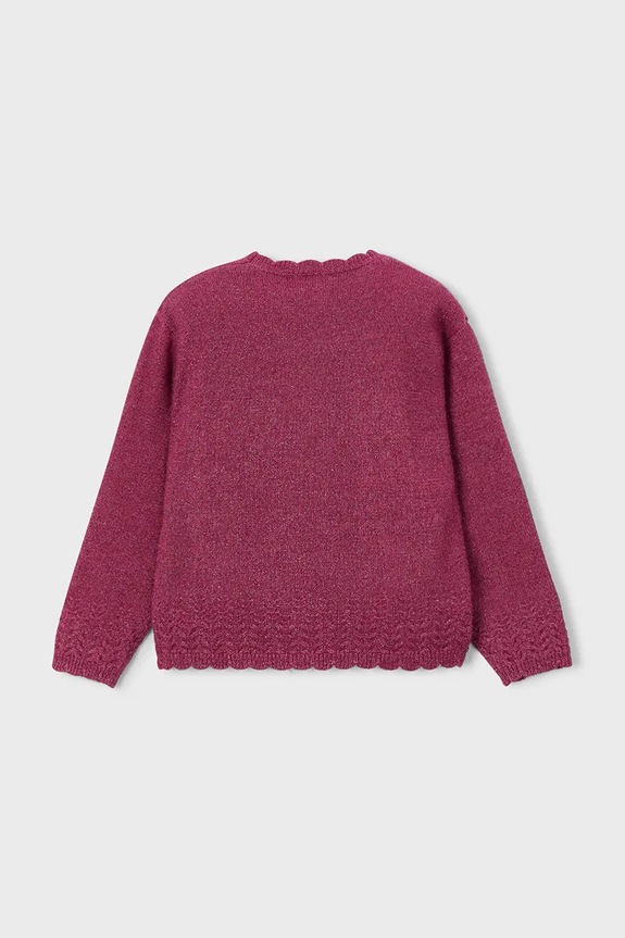 Mayoral sweter dziecięcy 4302.6C.Mini.9BYA bordowy AW25