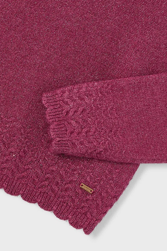 Dziewczynka Mayoral sweter dziecięcy 4302.6C.Mini.9BYA bordowy