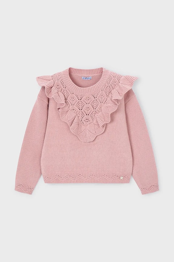 Mayoral sweter dziecięcy pozostałe różowy 4304.6F.Mini.9BYA