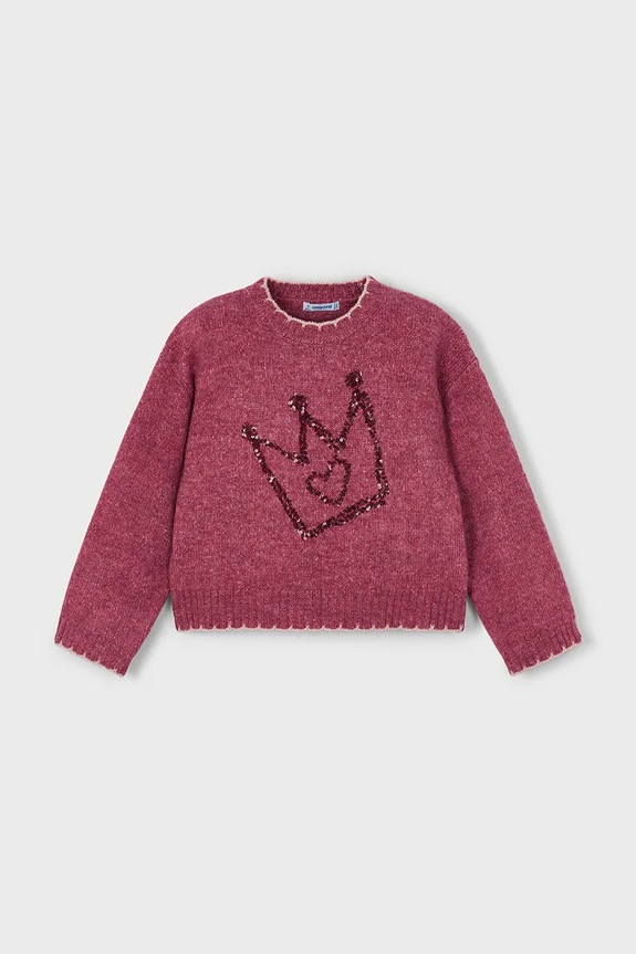 Mayoral pulover copii 4305.6H.Mini.9BYA rosu AW25