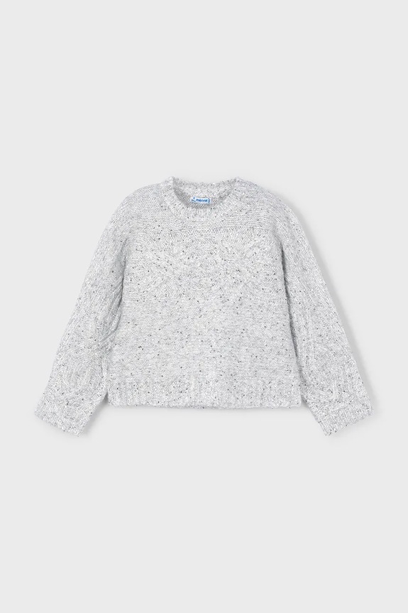 Mayoral sweter dziecięcy 4306.6K.Mini.9BYA szary AW25