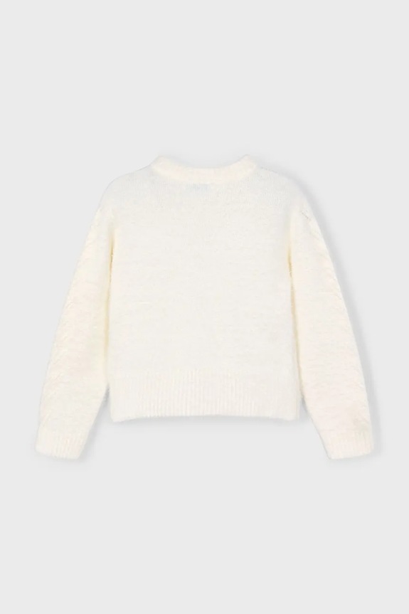 Mayoral sweter dziecięcy 4307.6L.Mini.9BYA beżowy AW25