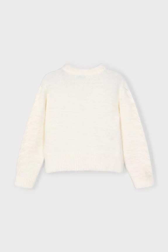 Mayoral sweter dziecięcy 4307.6L.Mini.9BYA beżowy AW25