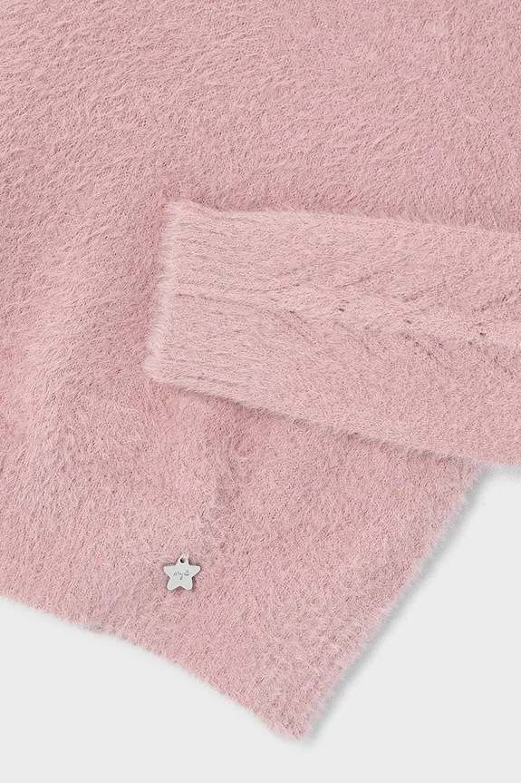 Dziewczynka Mayoral sweter dziecięcy 4307.6L.Mini.9BYA różowy