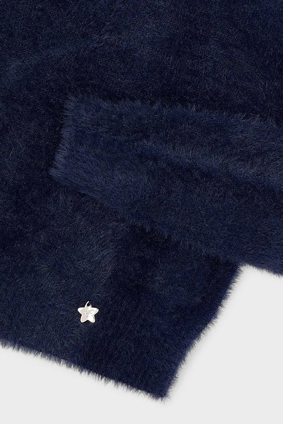 Dziewczynka Mayoral sweter dziecięcy 4307.6L.Mini.9BYA granatowy