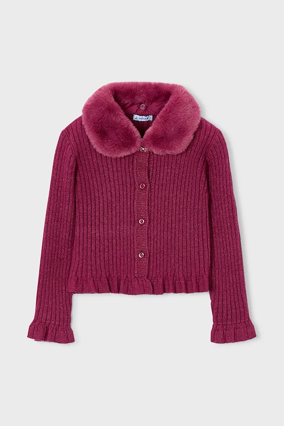 Mayoral cardigan copii melanj rosu 4311.6L.Mini.9BYA