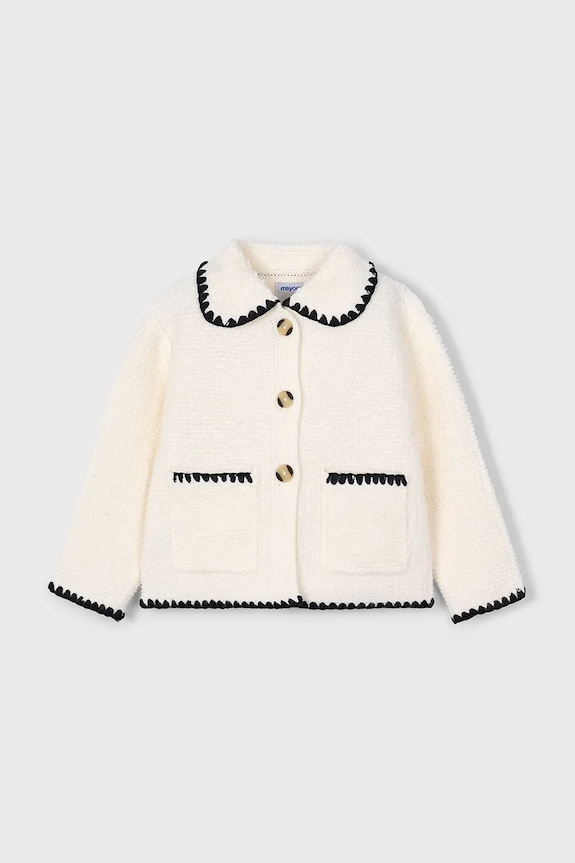 Mayoral sweter dziecięcy 4436.6F.Mini.9BYA beżowy AW25