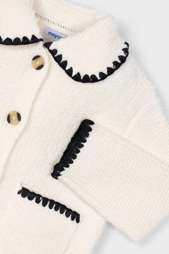 Mayoral sweter dziecięcy beżowy 4436.6F.Mini.9BYA