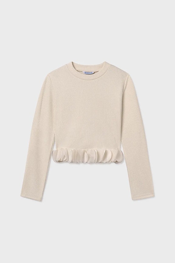 Mayoral sweter dziecięcy 7030.8B.Junior.9BYA beżowy AW25
