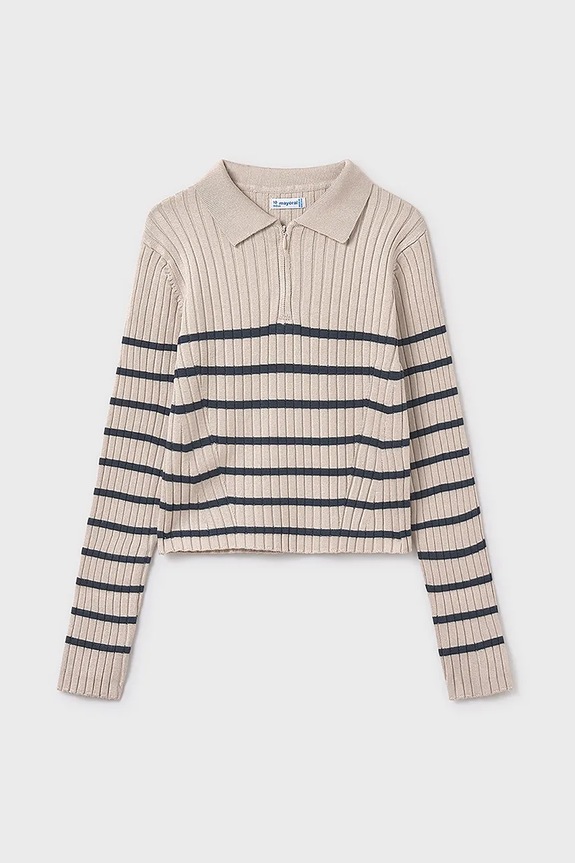 Mayoral sweter dziecięcy 7195.8G.Junior.9BYA beżowy AW25
