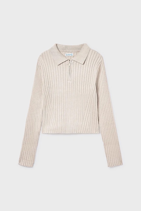 Детский свитер Mayoral 7195.8G.Junior.9BYA бежевый AW25