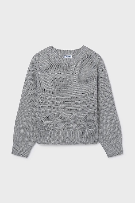 Mayoral sweter dziecięcy 7307.8A.Junior.9BYA szary AW25