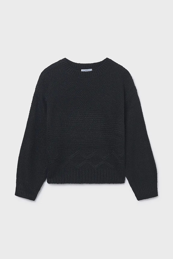 Mayoral sweter dziecięcy pozostałe czarny 7307.8A.Junior.9BYA