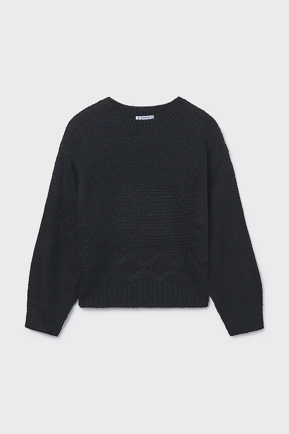 Mayoral sweter dziecięcy pozostałe czarny 7307.8A.Junior.9BYA