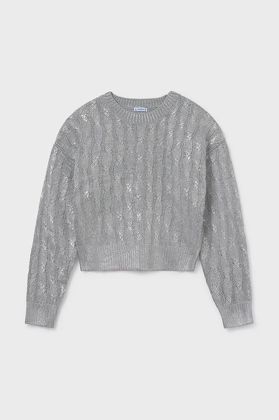 Mayoral sweter dziecięcy 7309.8A.Junior.9BYA szary AW25