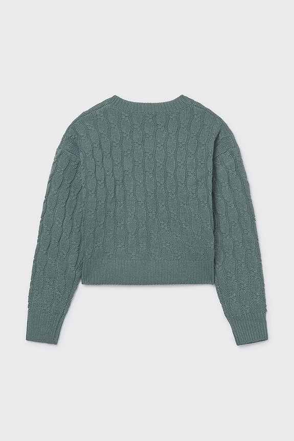 Mayoral sweter dziecięcy 7309.8A.Junior.9BYA zielony AW25