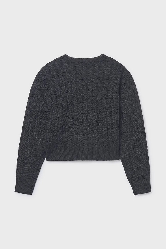 Mayoral sweter dziecięcy 7309.8A.Junior.9BYA czarny AW25