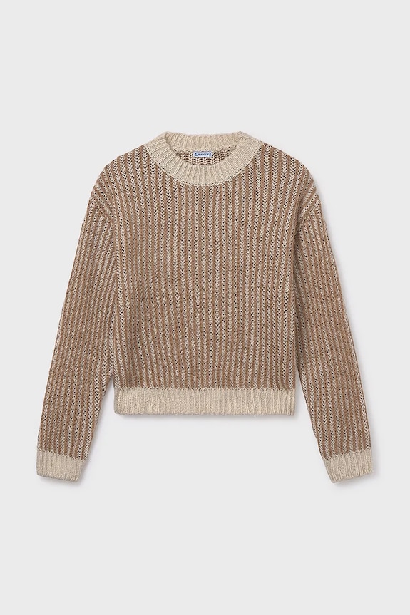 Mayoral maglione per bambini 7315.8J.Junior.9BYA marrone AW25