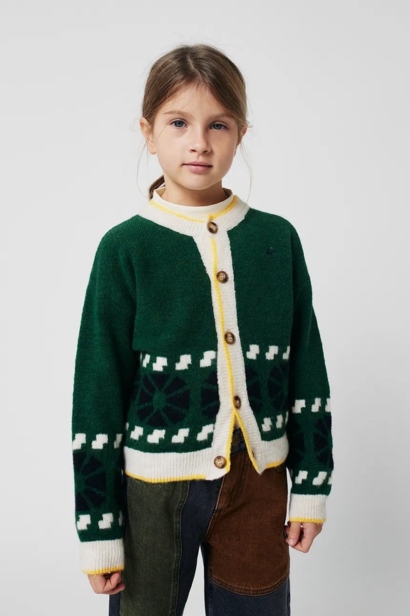 Bobo Choses cardigan con aggiunta di cotone bambini Kaleidoscope 225AC114