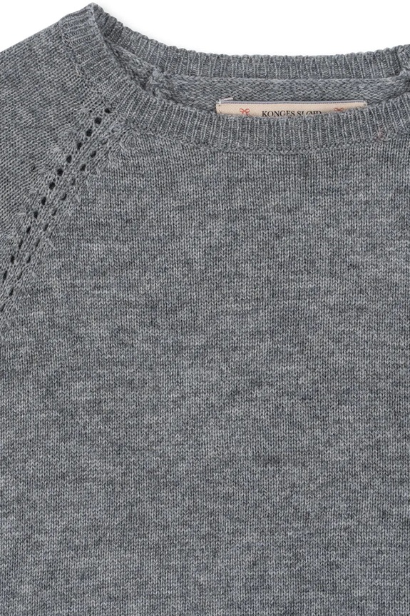 Κοριτσίστικα Πουλόβερ από κασμίρ Konges Sløjd CATHY KNIT SWEATER KS103748.9BYA γκρί