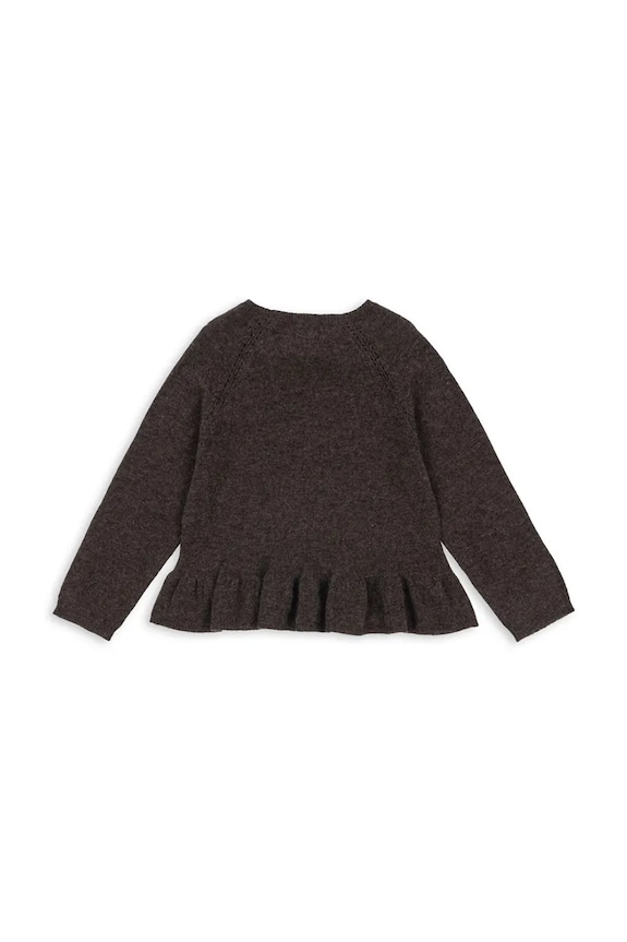 Πουλόβερ από κασμίρ Konges Sløjd CATHY KNIT SWEATER KS103748.9BYA καφέ AW25
