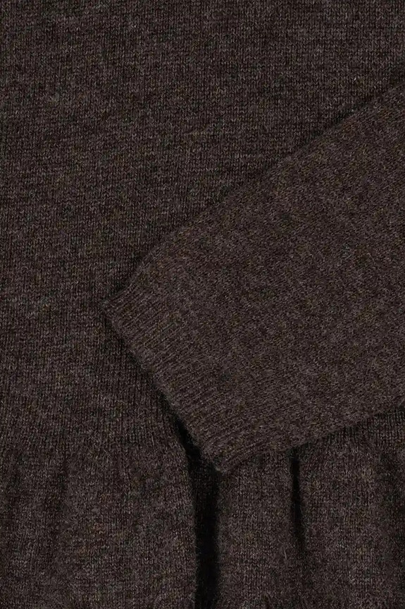 Πουλόβερ από κασμίρ Konges Sløjd CATHY KNIT SWEATER καφέ KS103748.9BYA
