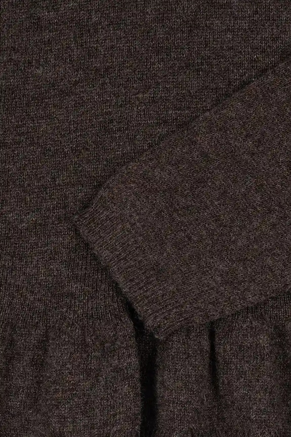 Πουλόβερ από κασμίρ Konges Sløjd CATHY KNIT SWEATER καφέ KS103748.9BYA