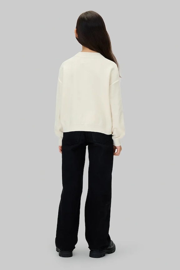 Παιδικό πουλόβερ Calvin Klein Jeans μπεζ IG0IG03026.9BYA