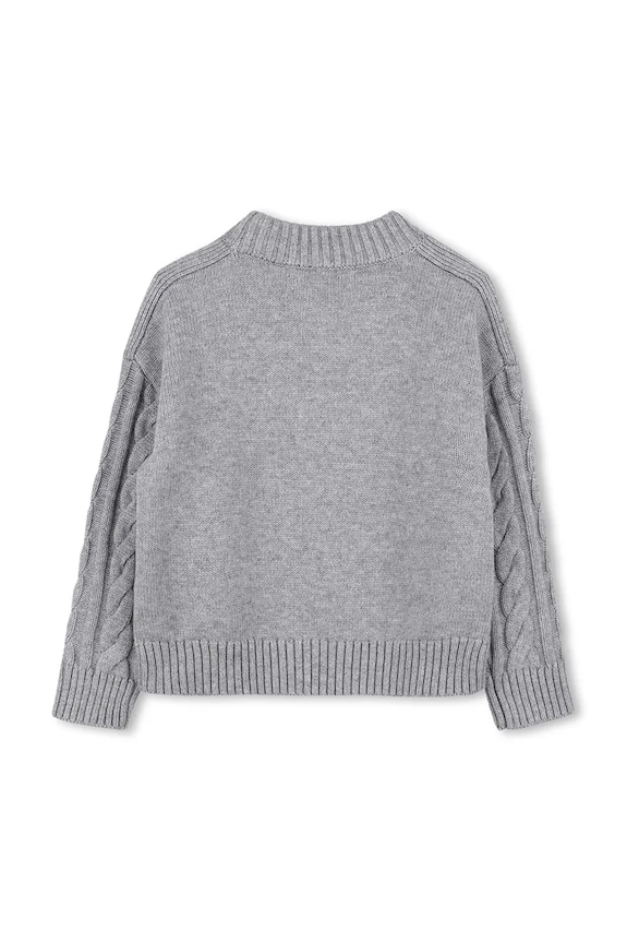 Detský sveter Michael Kors R30465.126.150 sivá AW25