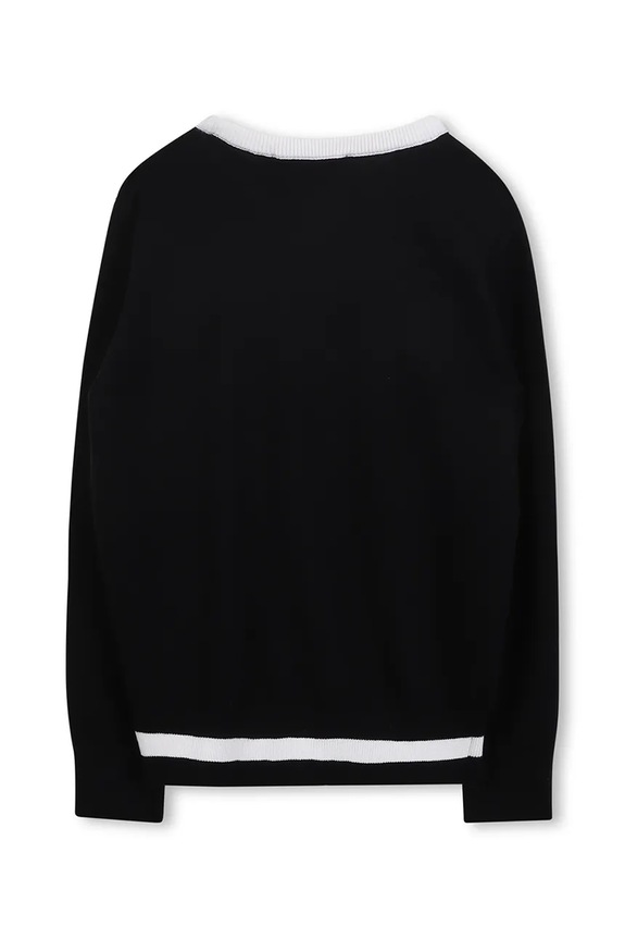 Karl Lagerfeld pulover pentru copii din amestec de cașmir Z30936.114.150 negru AW25