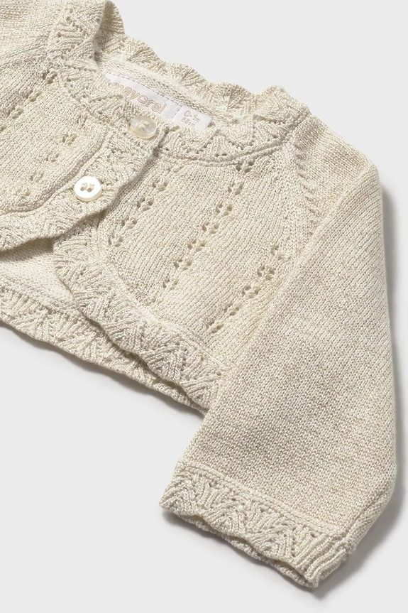 Mayoral Newborn cardigan bebe bej 307.2K.Newborn.9BYA
