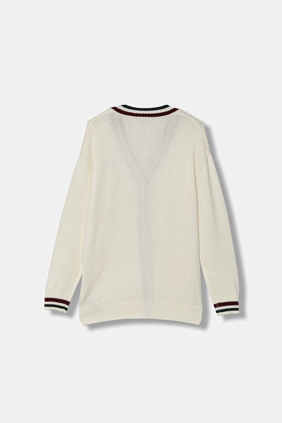 Dječji kardigan s dodatkom vune Guess J5BR22.Z1152.9BYA bež AW25